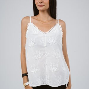 Cropped Wrap Blouse