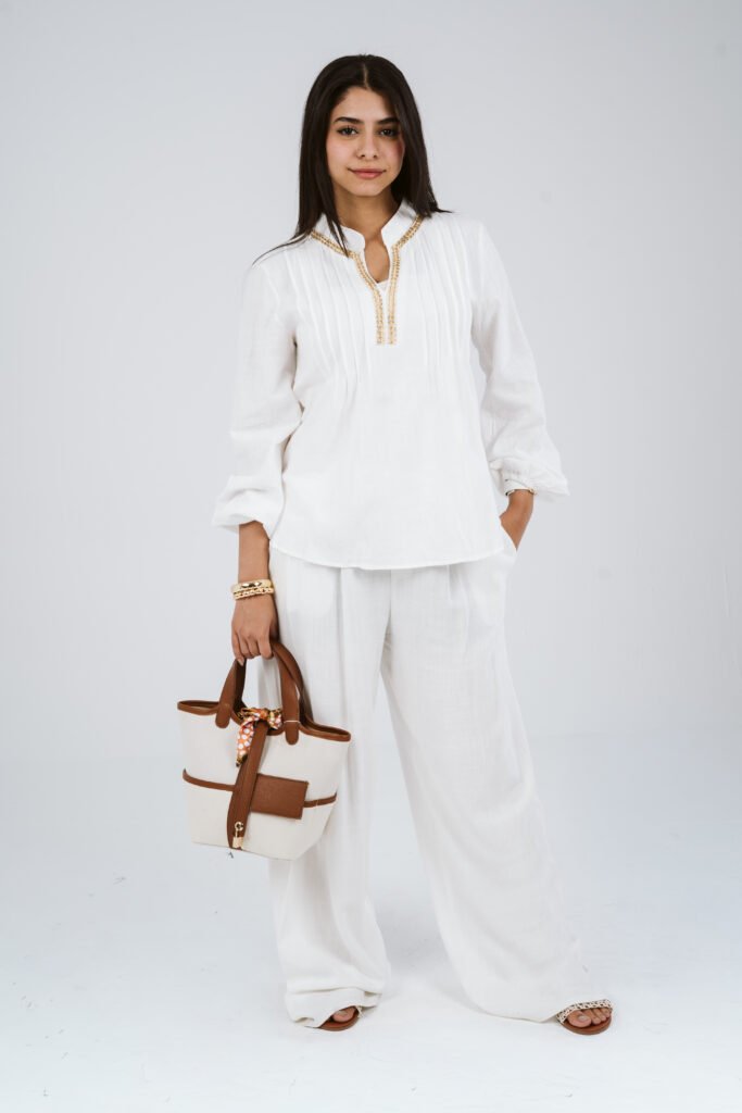 Ruffle Collar Blouse