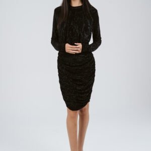 Pleated A-Line Dress
