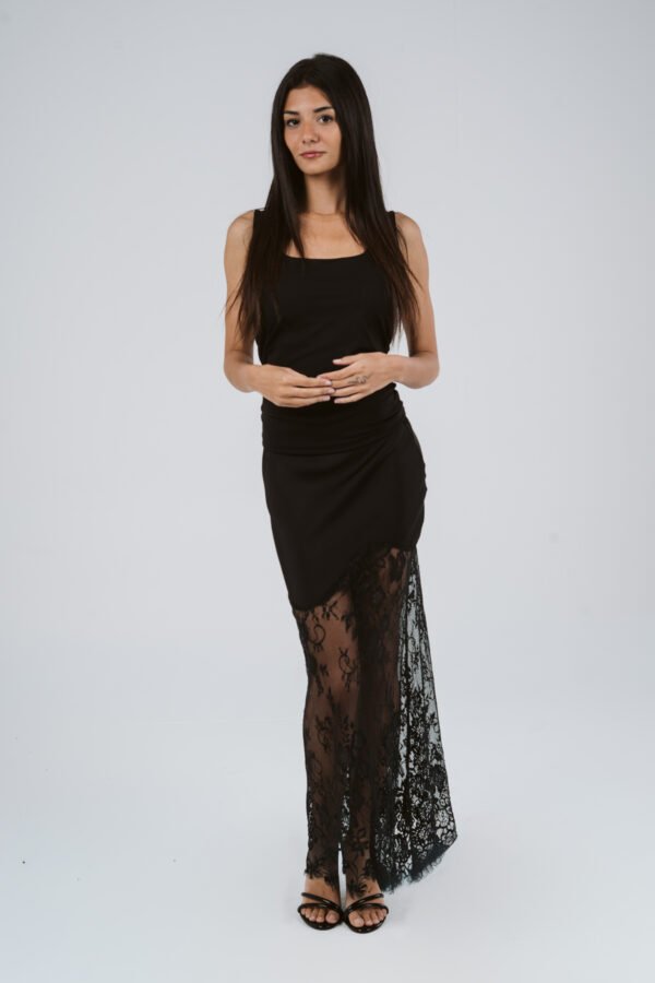 Pleated Midi Skirt
